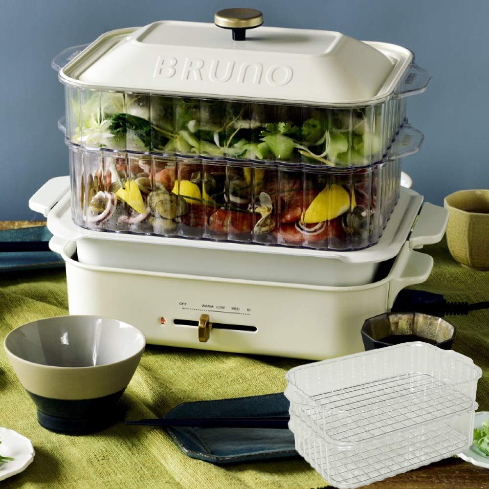 Amazon | 【レシピブック付き】BRUNO コンパクトホットプレート